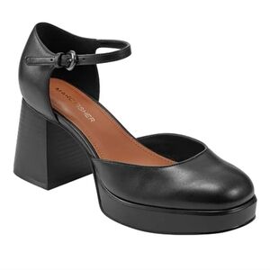 Marc Fisher Daffy Closed Toe Block Heel Dress Pumps sz 9.5